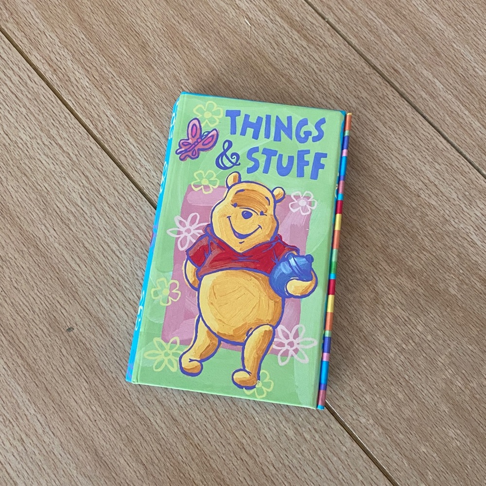 Y2K Pooh planner organizer